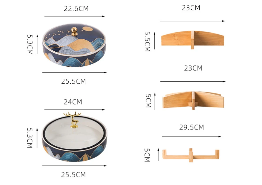divided serving platter with lid 2