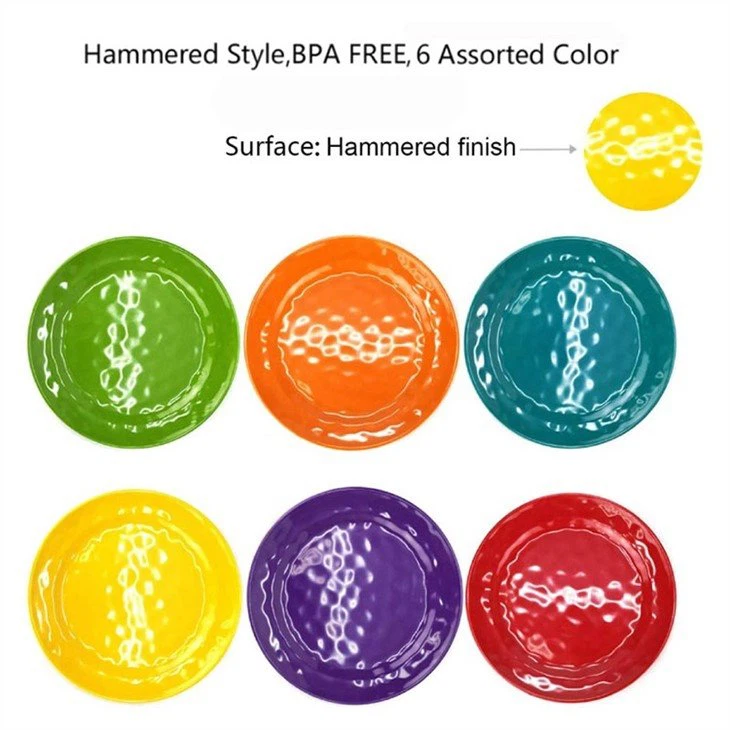 red melamine plates 7